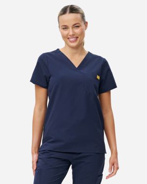 Epoch Women's Basic Scrub Top - Navy