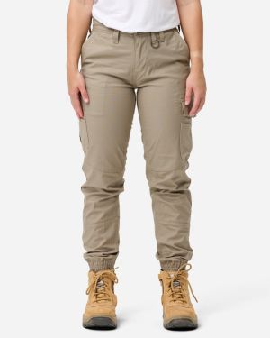 Elwood Women's Cuffed Pant - Stone