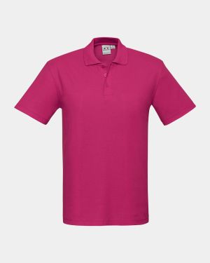 Biz Collection Crew Polo - Fuchsia