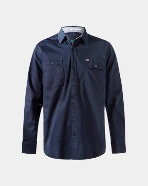 FXD LSH-1 Long Sleeve Work Shirt - Navy