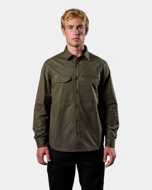 FXD LSH-3 Vented Tech Long Sleeve Shirt - Green