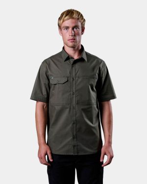 FXD SSH-3 Vented Tech Short Sleeve Shirt - Green