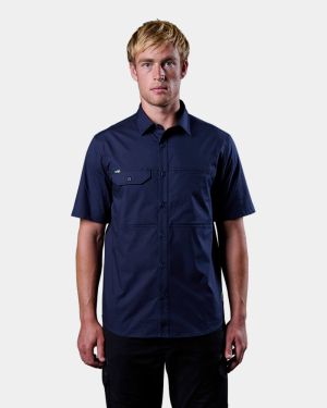 FXD SSH-3 Vented Tech Short Sleeve Shirt - Navy