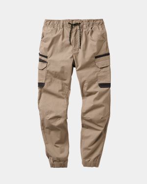 FXD WP-12C Elastic Stretch Cuffed Work Pant - Khaki