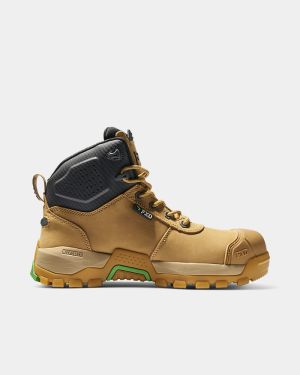 FXD WB-2 4.5 Zip Sided Safety Boot - Wheat
