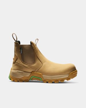 FXD WB-4 Elastic Side Safety Boot - Wheat