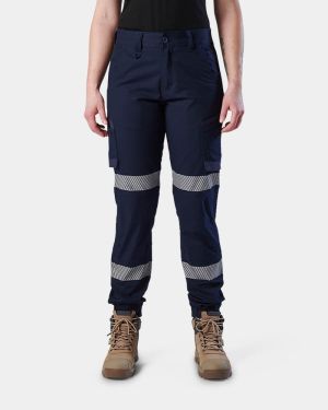 FXD Women's WP-8WT Cargo Cuffed Taped Work Pant - Navy