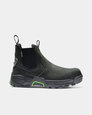 FXD WB-4 Elastic Side Safety Boot - Black