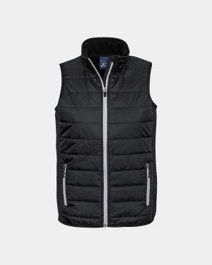 Biz Collection Stealth Tech Vest - Black/Silver Grey
