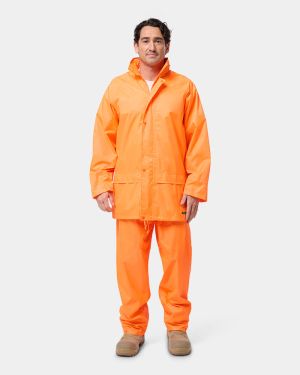 King Gee Originals Polyester Rainset - Orange