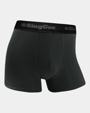 King Gee Bamboo Work Trunk - 3 Pack - Charcoal