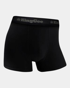 King Gee Bamboo Work Trunk - 3 Pack - Black
