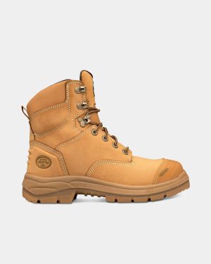 Oliver AT 55 Series Zip Sided Safety Boot - Wheat