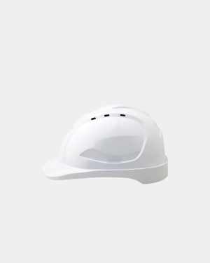 Pro Choice V9 Vented Hard Hat with Pushlock Harness - White