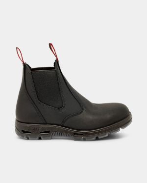 Redback Bobcat Non Safety Pull On Boot - Black
