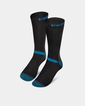 FXD SK-2 Crew Work Socks - 4 Pack - Black