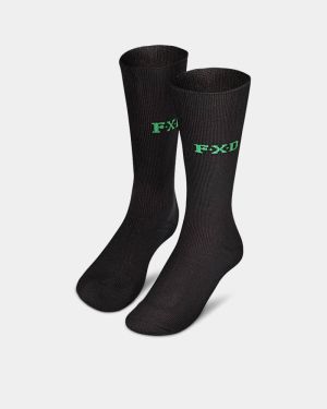 FXD SK-5 Bamboo Work Socks - 2 Pack - Black