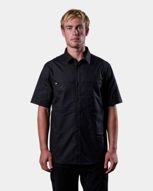 FXD SSH-3 Vented Tech Short Sleeve Shirt - Black