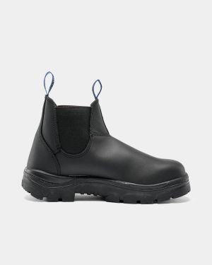 Steel Blue Hobart Pull Up Safety Boot - Black