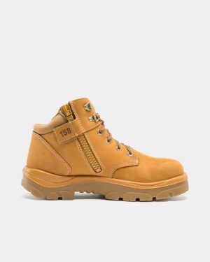 Steel Blue Parkes Zip Sided Safety Boot - Wheat