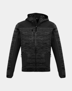 Syzmik Unisex Streetworx Reinforced Knit Hooded Jacket - Gunmetal