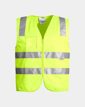 Syzmik Hi Vis Full Zip Vest - Yellow