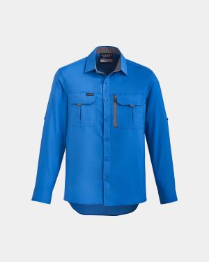 Syzmik Outdoor Long Sleeve Shirt - Cobalt