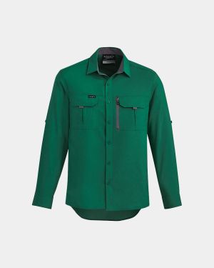 Syzmik Outdoor Long Sleeve Shirt - Green
