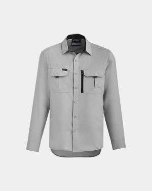 Syzmik Outdoor Long Sleeve Shirt - Stone
