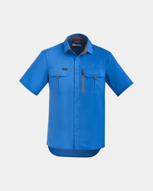 Syzmik Outdoor Short Sleeve Shirt - Cobalt