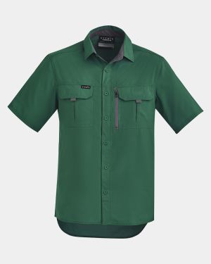 Syzmik Outdoor Short Sleeve Shirt - Green