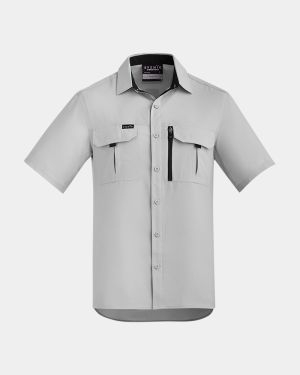 Syzmik Outdoor Short Sleeve Shirt - Stone