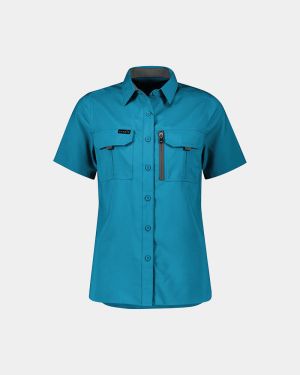 Syzmik Women's Outdoor Short Sleeve Shirt - Diesel