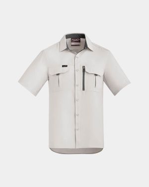 Syzmik Women's Outdoor Short Sleeve Shirt - Natural