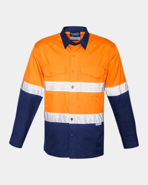 Syzmik Ripstop Cooling Taped Hi Vis Spliced Shirt
