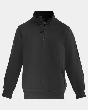 Syzmik 1/4 Zip Brushed Fleece Pullover - Charcoal
