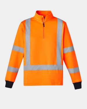 Syzmik Unisex Hi Vis X Back Rail Jumper - Orange