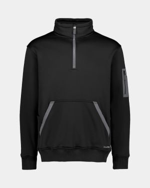Syzmik Streetworx Water Resistant 1/4 Zip Pullover - Black