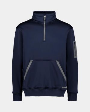 Syzmik Streetworx Water Resistant 1/4 Zip Pullover - Navy