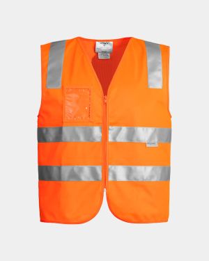 Syzmik Hi Vis Full Zip Vest - Orange