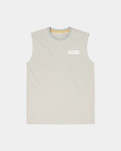 CAT Icon Block Muscle Tee - Paloma