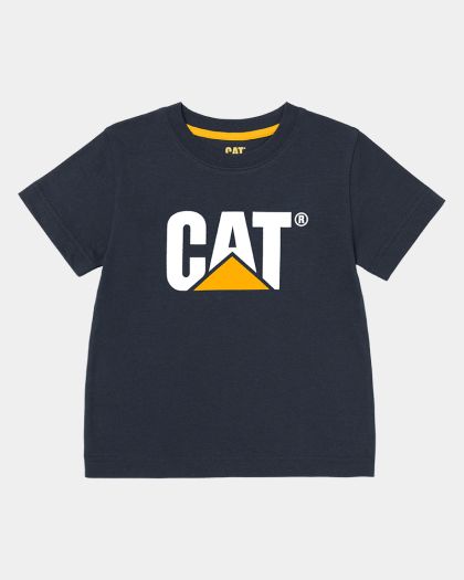 CAT Kids Trademark Tee - Black