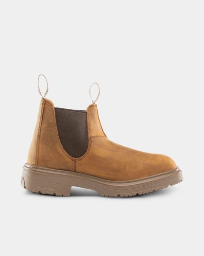 Steel Blue Hobart Square Toe Non Safety Boot - Brown