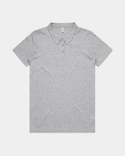 AS Colour 4402 Women's Amy Polo - Grey Marle