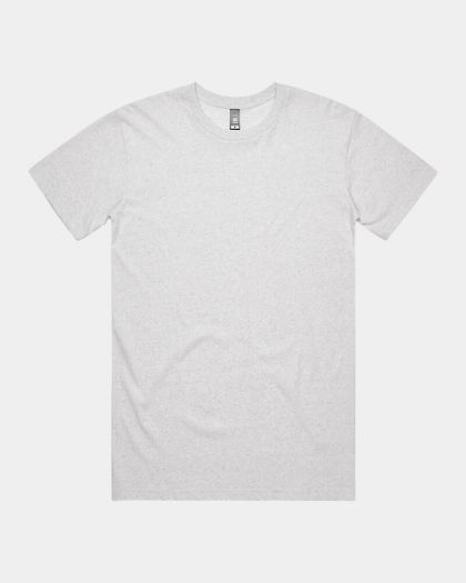 AS Colour 5001M Staple Marle Tee - White Marle