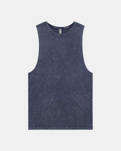 AS Colour 5039 Stone Wash Barnard Tank - Blue Stone