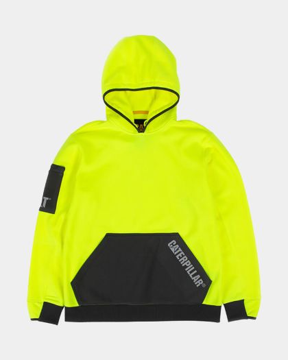 CAT Impact Hooded Sweatshirt - Hi-Vis Yellow