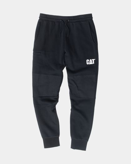 CAT Fleece Track Pant - Black