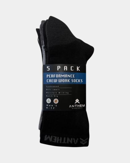 Anthem Performance Crew Sock - 5 Pack