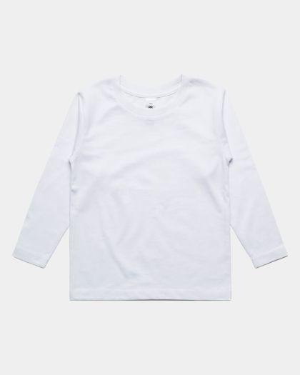 AS Colour Kids 3007 Long Sleeve Tee - White